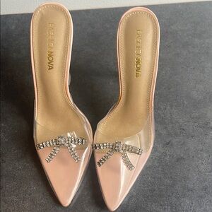 Fashion Nova Pink Women's Shoes with Bow Detail